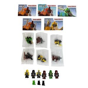 Kre-o Transformers Lot of Figures and Instructions